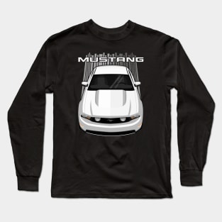 Mustang GT 2010-2012 - White Long Sleeve T-Shirt